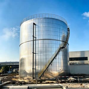 Insulated Vertical Storage Tank