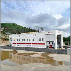 Dual Fuel Tank Mounted Gas Station