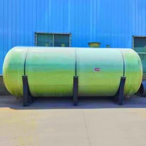 Horizontal Fiberglass Chemical Tank