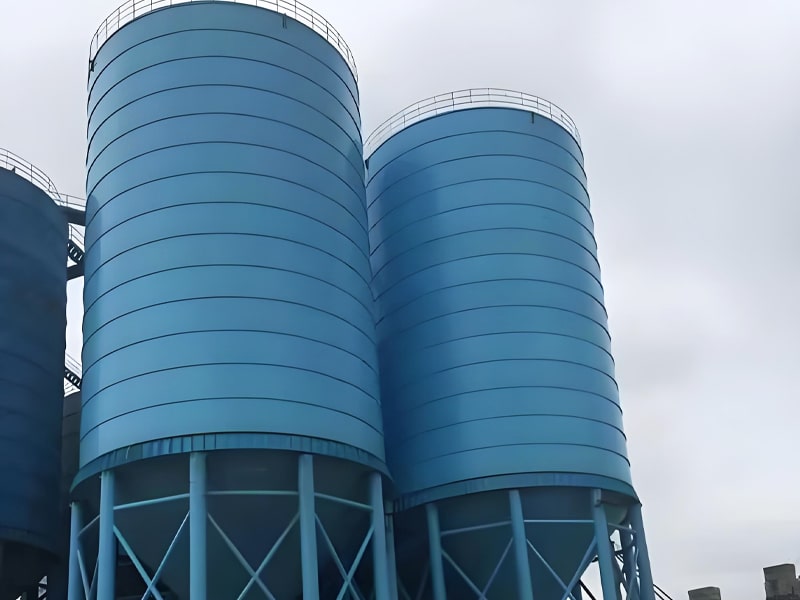 Large Vertical Coal Powder Ash Storage Tank - shijievt