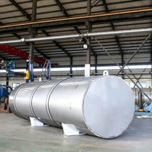 Large Volume Horizontal Pressure Tank for Industrial